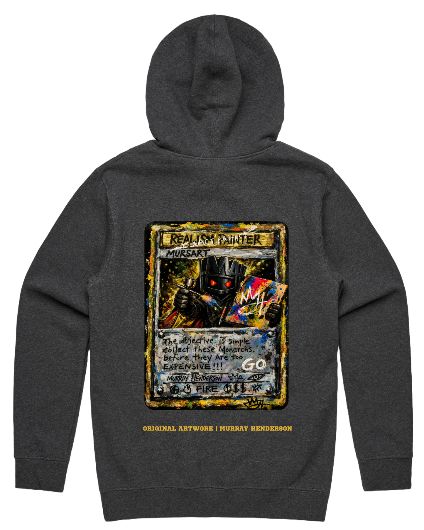The Collector. - Asphalt Marle Hoodie