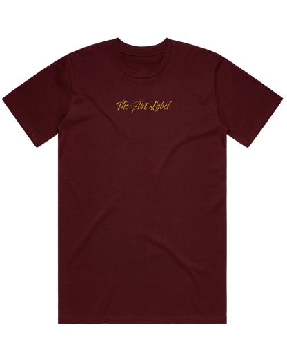 The Origin. - Burgundy Tshirt